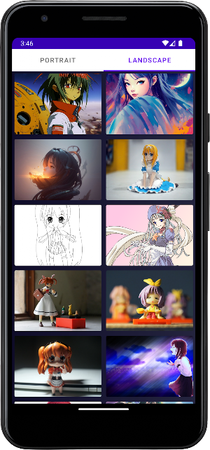 Offline Anime Girl Wallpapers Screenshot 1
