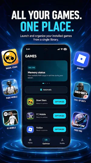 VYRON AI: Game Booster Screenshot 1