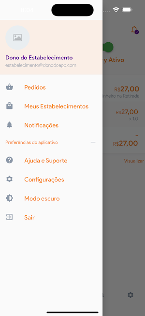 PedeAqui Delivery - Gestor Screenshot 1