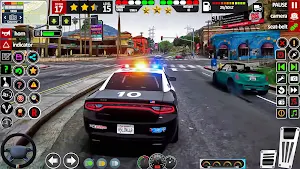 City Police Car Game Chase 3D Screenshot 0