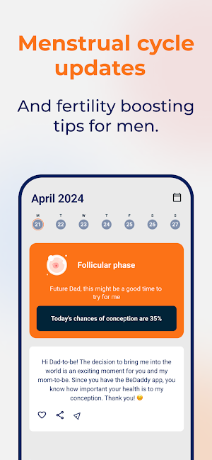 Conceive with BeDaddy Screenshot 2