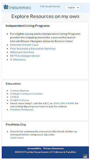 myYouthportal Mobile App Screenshot 1