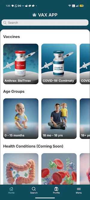VaxApp Screenshot 2
