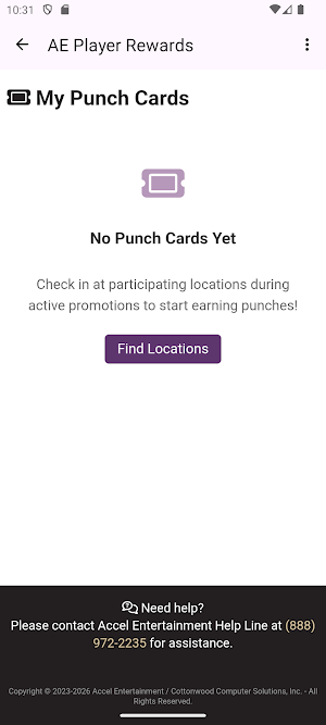 AE Player Rewards Screenshot 2
