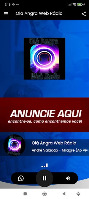Olá Angra Web Rádio Screenshot 2