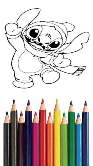 Blue koala Cute Coloring Book Screenshot 0