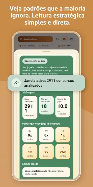 Gerador Lotomania: Visão Screenshot 3