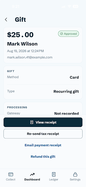 Cloud Donor Manager Screenshot 3
