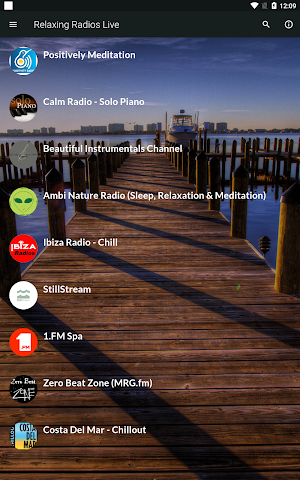 Relaxing Radios Live Screenshot 0