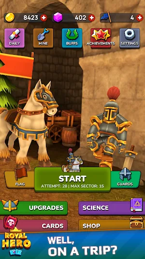 Idle Royal Hero: Merge Defense Screenshot 3