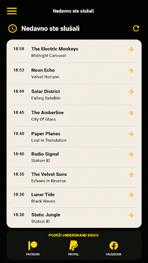 UnderGRAND Radio Screenshot 1