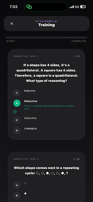 Intelligence: IQ Test Screenshot 1