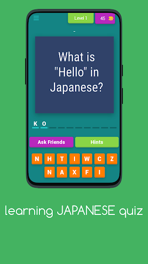 LEARNING JAPANESE QUIZ Screenshot 0