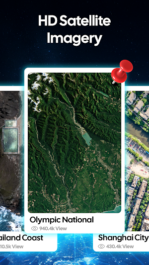Zoom Map 3D Satellite Screenshot 1