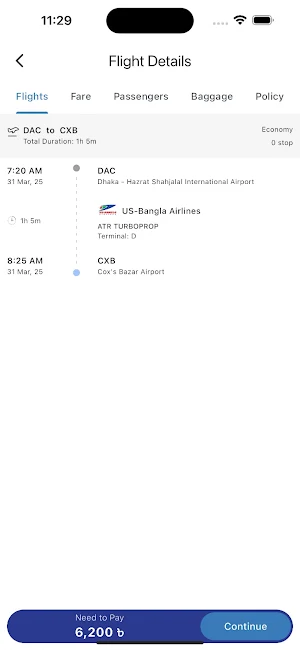 Gazi Air Travel Screenshot 3