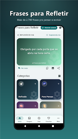 Frases para Refletir Screenshot 0
