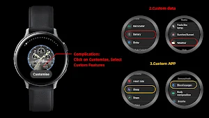 ZKin Watch Snow Scene Quartz Screenshot 2