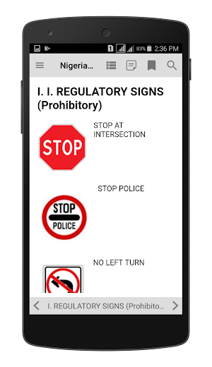 Nigeria Highway Code Screenshot 1
