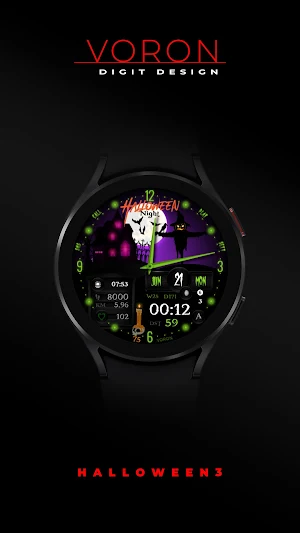 Voron "Halloween 3" Watch Face Screenshot 2