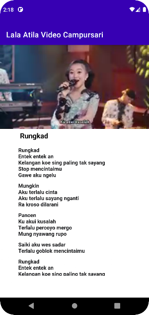 Lala Atila Video Campursari Screenshot 2