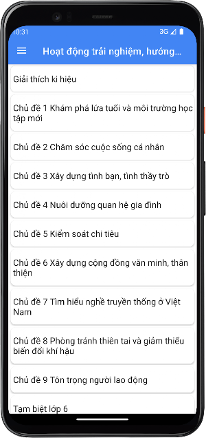 Hoạt động trải nghiệm HN Lớp6 Screenshot 3