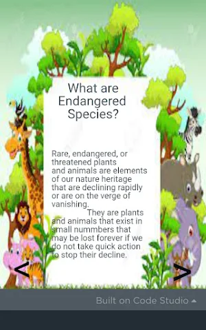Endangered Species Screenshot 1