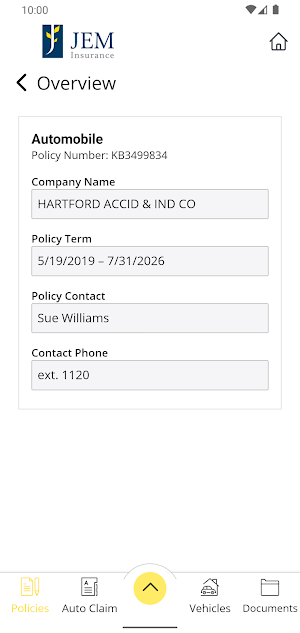 JEM Insurance Screenshot 3