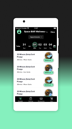 Space BAR Wellness - Seattle Screenshot 2