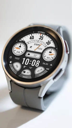 Hollow Black White ZKin Watch Screenshot 2