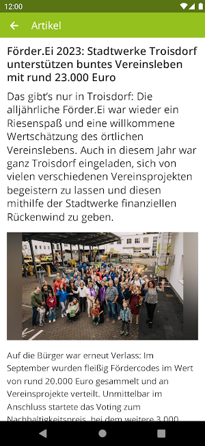 HerzWerk Stadtwerke Troisdorf Screenshot 2
