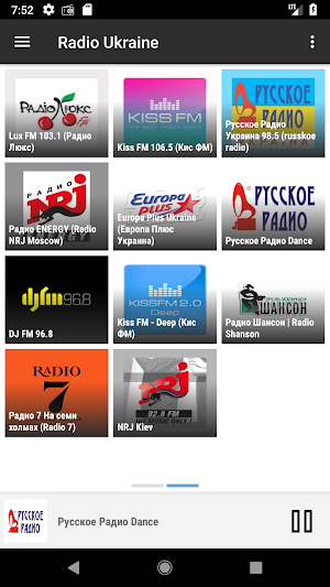 RADIO UKRAINE : Online Ukrainian radios stations Screenshot 2