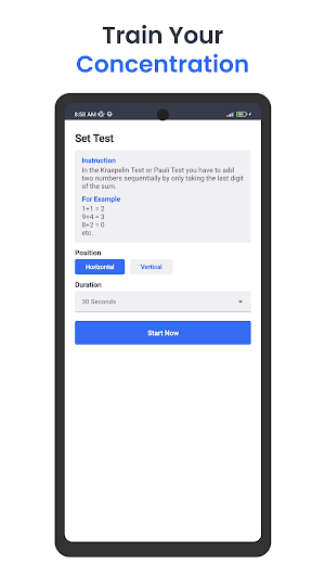 Kraepelin Test (Pauli) Offline Screenshot 1