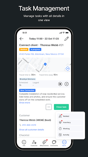 Splynx Field Service Screenshot 2