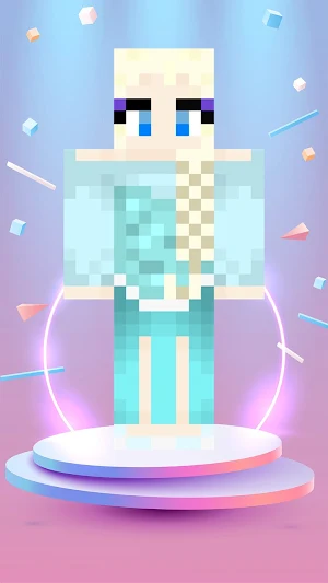 Elsa Skin for Minecraft Screenshot 2
