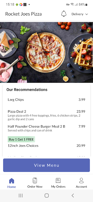 Rocket Joes Pizza Screenshot 1