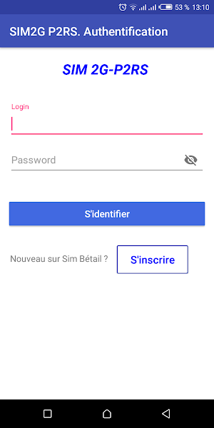 SIM2G - Collecte de données sur le bétail Screenshot 1