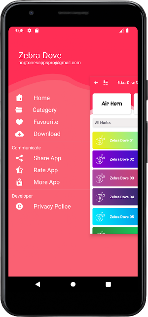 Zebra Dove Sounds Screenshot 2