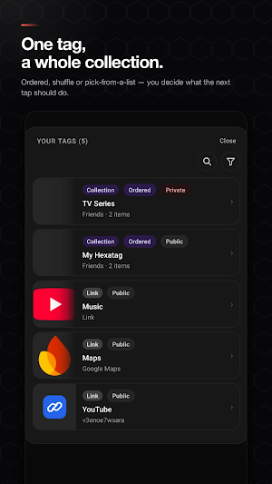 Hexatag Screenshot 2