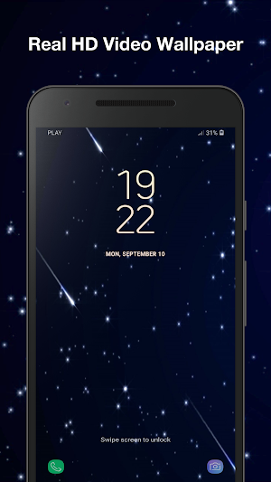 Falling Stars Live Wallpaper PRO Screenshot 2