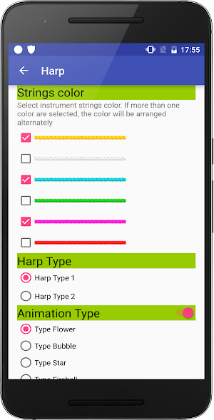 Harp Instrument Screenshot 1