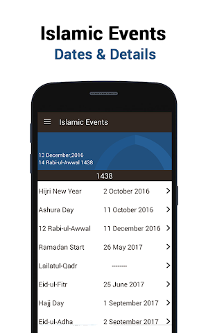 Islamic Hijri Calendar 2020 Screenshot 1