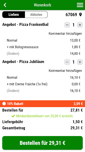 Pizzeria Caravella Screenshot 1