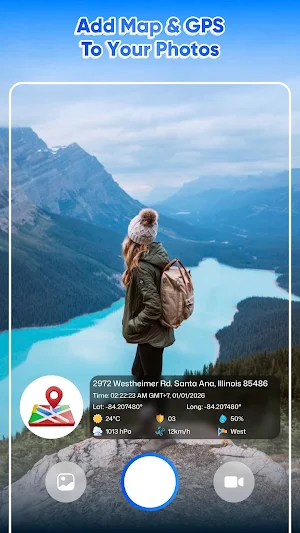 GeoSnap - GPS Map Camera Pro Screenshot 1