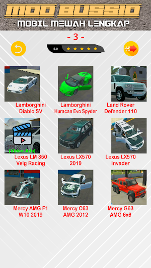 Mod Bussid Mobil Mewah Lengkap Screenshot 3