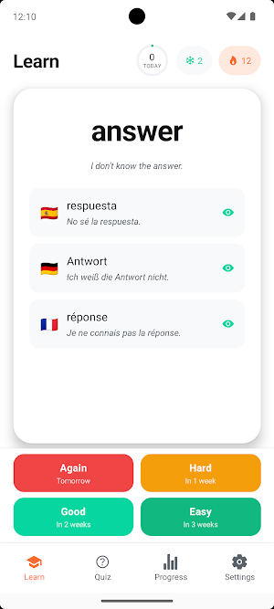 Vocabulary - VocaStack Screenshot 0