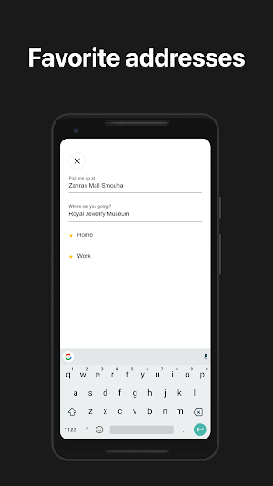 VoooM: Taxi App Screenshot 1