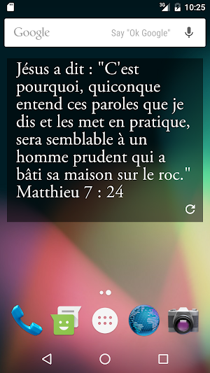 Widget promesses bibliques Screenshot 2