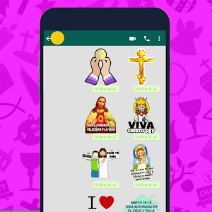 Stickers religiosos católicos cristianos WASticker Screenshot 0