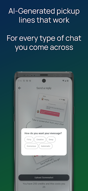 FlirtFuel: AI Text Rizz Screenshot 2