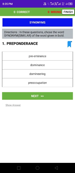 SSC Vocab Screenshot 3